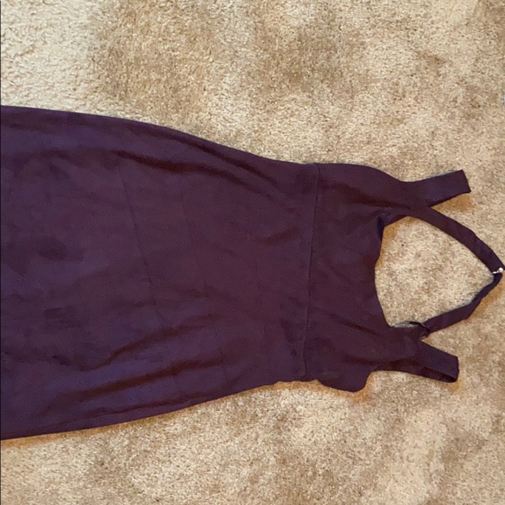 Guess dress size 6. Form fitting deep purple